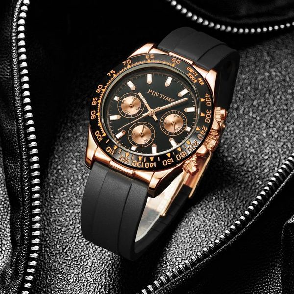 wristwatches fashion men watches luxury brand chronograph quartz iced out watch clock sports wristwatch reloj hombre for man, Slivery;brown
wristwatches fashion men watches luxury brand chronograph quartz iced out watch clock sports wristwatch reloj hombre for man, Slivery;brown