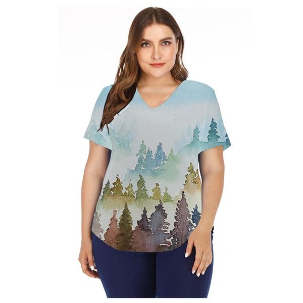 plus size t-shirt women clothes 2021 summer short sleeve print t shirt landscape fashion street hipster ladies v-neck cotton, Black
plus size t-shirt women clothes 2021 summer short sleeve print t shirt landscape fashion street hipster ladies v-neck cotton, Black