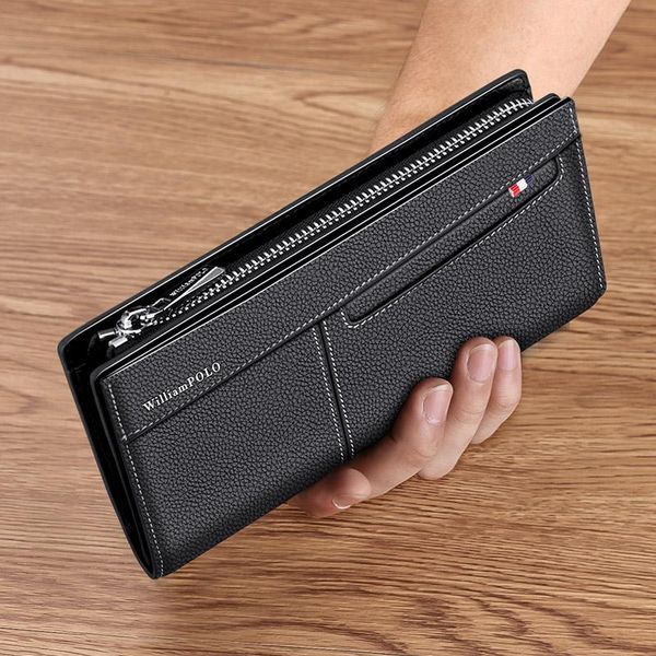 men's wallet cow leather card holder long zipper purse 2021 clutch male wallets fit iphone 11pro pl202108, Red;black
men's wallet cow leather card holder long zipper purse 2021 clutch male wallets fit iphone 11pro pl202108, Red;black