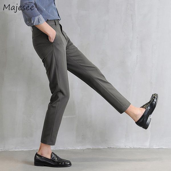 men's pants pencil men ankle-length all-match loose fashion solid simple teens korean style casual streetwear trousers daily, Black
men's pants pencil men ankle-length all-match loose fashion solid simple teens korean style casual streetwear trousers daily, Black