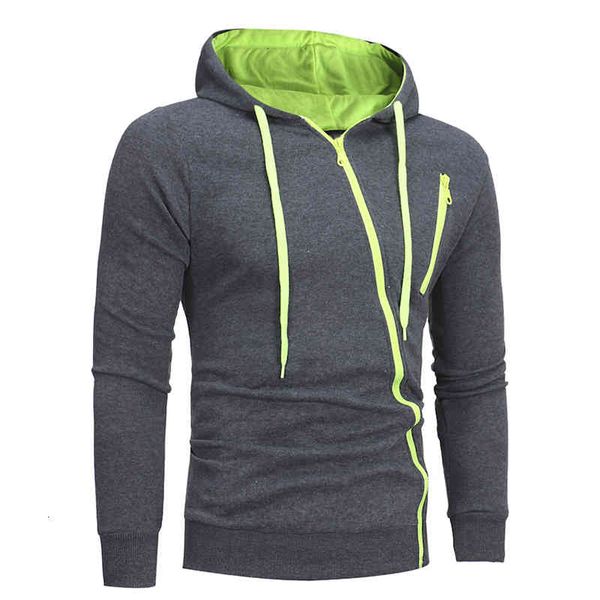 men's hoodies & sweatshirts diagonal zipper casual slim hooded cardigan lapel sweater solid color design long-sleeved shirt br, Black
men's hoodies & sweatshirts diagonal zipper casual slim hooded cardigan lapel sweater solid color design long-sleeved shirt br, Black