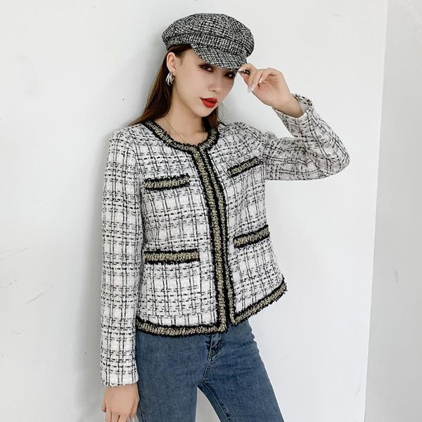women's jackets vintage autumn winter tweed women short woolen coats long sleeve tassels black white korean ladies, Black;brown
women's jackets vintage autumn winter tweed women short woolen coats long sleeve tassels black white korean ladies, Black;brown