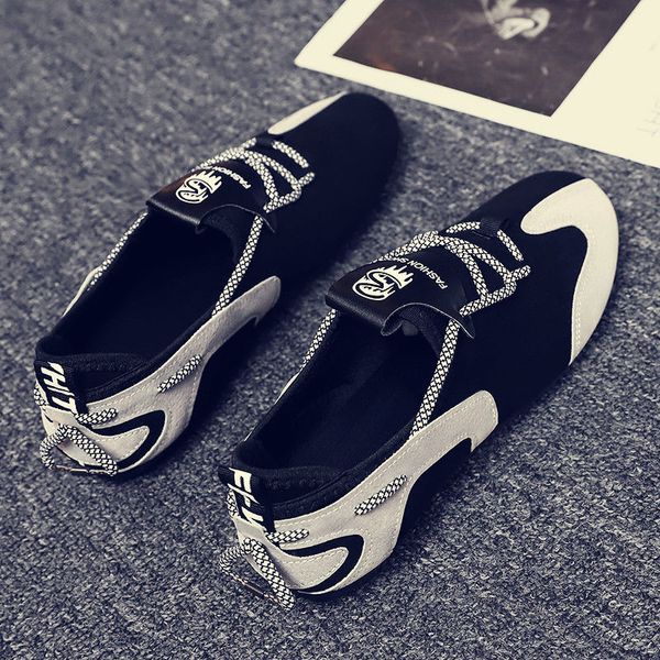 Mens shoes spring and summer 2021 new style a foot pedal lazy leisure cloth shoes spirit boy wear-resisting tide shoes, Black ash
Mens shoes spring and summer 2021 new style a foot pedal lazy leisure cloth shoes spirit boy wear-resisting tide shoes, Black ash