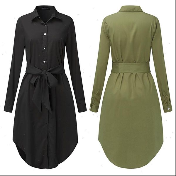 elegant women dresses long sleeve shirt dress robe 5xl femme vintage lapel neck loose plus size casual tunic autumn spring, Black;gray
elegant women dresses long sleeve shirt dress robe 5xl femme vintage lapel neck loose plus size casual tunic autumn spring, Black;gray