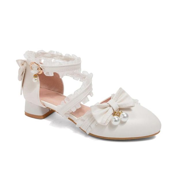 dress shoes japanese soft sister sweet lace bowknot girl patent leather round toe buckle strap princess sandals for girls, Black
dress shoes japanese soft sister sweet lace bowknot girl patent leather round toe buckle strap princess sandals for girls, Black