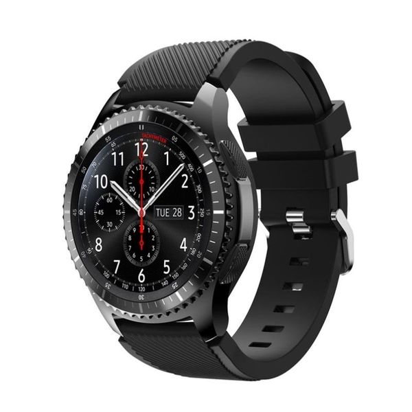 watch bands excellent quality rubber wrist strap for samsung gear s3 frontier silicone band bracelet 22mm, Black;brown
watch bands excellent quality rubber wrist strap for samsung gear s3 frontier silicone band bracelet 22mm, Black;brown
