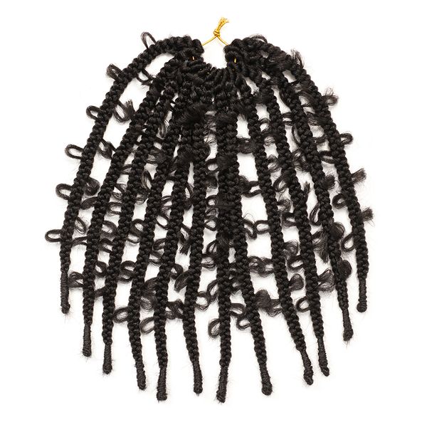 locs pre-twist braid 12" butterfly locs crochet hair distressed butterfly locs crochet braids goddess pre looped bob, Black
locs pre-twist braid 12" butterfly locs crochet hair distressed butterfly locs crochet braids goddess pre looped bob, Black