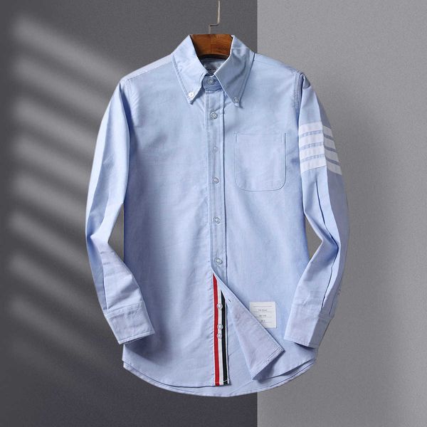 sleeve tb long men's cotton shirt solid color couple oxford spinning korean fashion youth leisure coat, White;black
sleeve tb long men's cotton shirt solid color couple oxford spinning korean fashion youth leisure coat, White;black