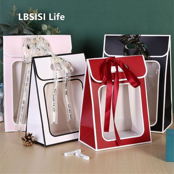 life 6pcs gift paper bags with handle box window for doll cloth christmas birthday party favor wrap
life 6pcs gift paper bags with handle box window for doll cloth christmas birthday party favor wrap