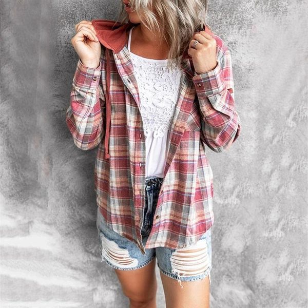 women's hoodies & sweatshirts 2021 women shirt plaid oversized brown turn-down collar leisure fashion loose all-match long sleeves soft, Black
women's hoodies & sweatshirts 2021 women shirt plaid oversized brown turn-down collar leisure fashion loose all-match long sleeves soft, Black