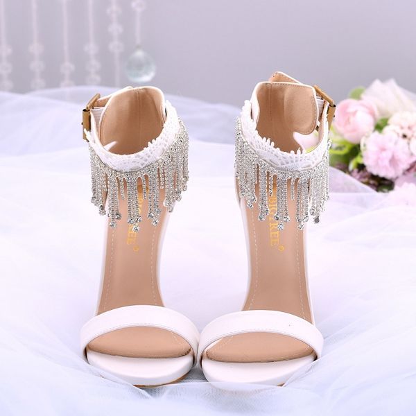 slippers summer female stiletto high-heeled buckle white bridal wedding shoes banquet dress simple wild tassel sandals ok8e, Black
slippers summer female stiletto high-heeled buckle white bridal wedding shoes banquet dress simple wild tassel sandals ok8e, Black