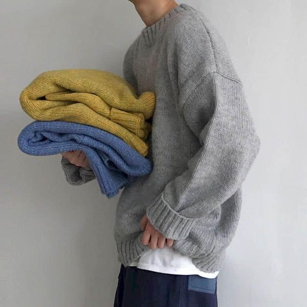 men's sweaters knitwear male student korean style loose round collar solid color autumn/winter harajuku large size, White;black
men's sweaters knitwear male student korean style loose round collar solid color autumn/winter harajuku large size, White;black