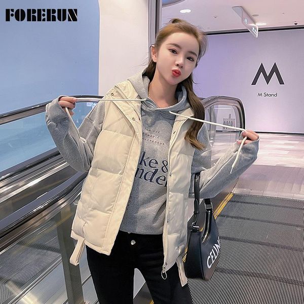 women's vests forerun winter vest women solid stand collar cotton padded sleeveless jackets feminino korean fashion gilet sans manche f, Black;white
women's vests forerun winter vest women solid stand collar cotton padded sleeveless jackets feminino korean fashion gilet sans manche f, Black;white