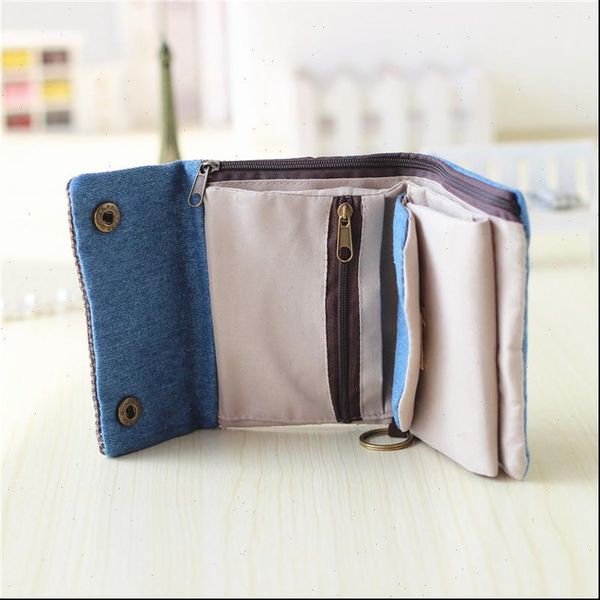 women cotton fabric short wallet for female large capacity gray blue ladies denim multifunction men purse mini carteira, Red;black
women cotton fabric short wallet for female large capacity gray blue ladies denim multifunction men purse mini carteira, Red;black