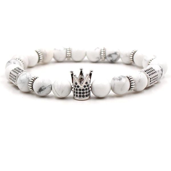 charm bracelets fashion couple distance crown bead bracelet classic natural stone color pattern beaded jewelry gift, Golden;silver
charm bracelets fashion couple distance crown bead bracelet classic natural stone color pattern beaded jewelry gift, Golden;silver