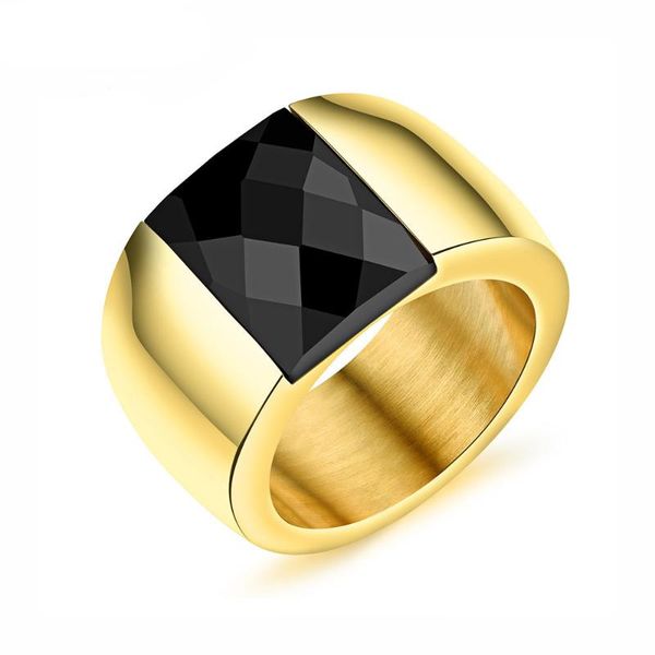 neo-gothic black square cz crystal men's ring gold color punk style stainless steel 14mm width rings for boy r19082 wedding, Slivery;golden
neo-gothic black square cz crystal men's ring gold color punk style stainless steel 14mm width rings for boy r19082 wedding, Slivery;golden