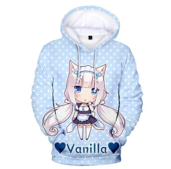 men's hoodies & sweatshirts kawaii nekopara games anime 3d printed men/women youthful sweatshirt adult/child leisure pullovers, Black
men's hoodies & sweatshirts kawaii nekopara games anime 3d printed men/women youthful sweatshirt adult/child leisure pullovers, Black