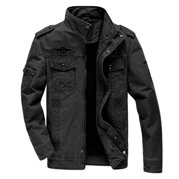 men's jackets jacket mens 2021 autumn men solid color coat male fashion military outwear large size 6xl brand clothing, Black;brown
men's jackets jacket mens 2021 autumn men solid color coat male fashion military outwear large size 6xl brand clothing, Black;brown