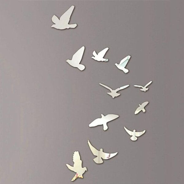 personality creative bird shape mirror wall sticker plastic strong paste diy splice home decoration stickers
personality creative bird shape mirror wall sticker plastic strong paste diy splice home decoration stickers