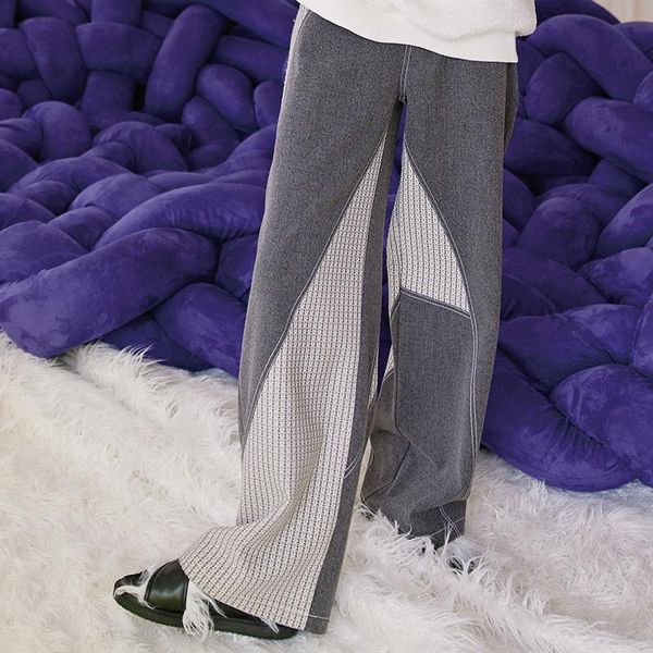 women's pants & capris denim splicing winter 2021 design sense high waist fashion street 1-212, Black;white
women's pants & capris denim splicing winter 2021 design sense high waist fashion street 1-212, Black;white