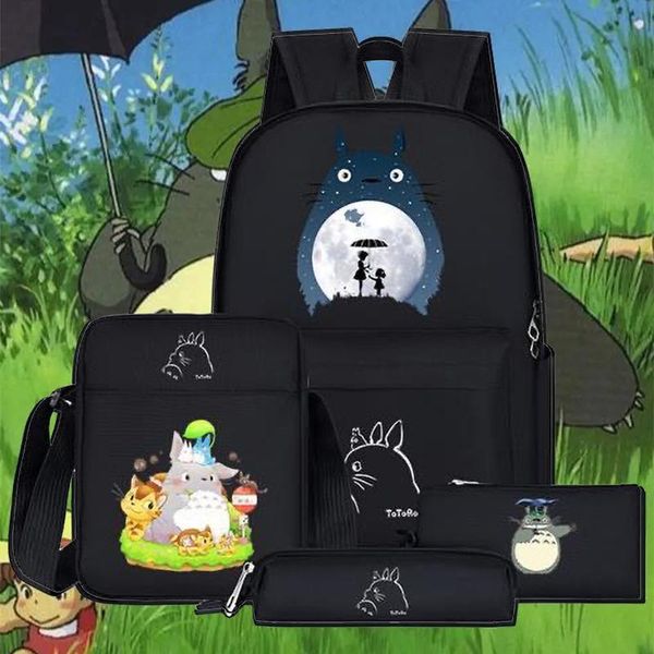 backpack cartoon my neighbor totoro 4pcs set children students school bags women men large capacity travel
backpack cartoon my neighbor totoro 4pcs set children students school bags women men large capacity travel