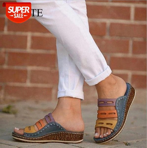 summer women sandals mixed colors stitching shoes ladies open toe casual shoes platform wedge slides beach femmes sandales #0222, Black
summer women sandals mixed colors stitching shoes ladies open toe casual shoes platform wedge slides beach femmes sandales #0222, Black