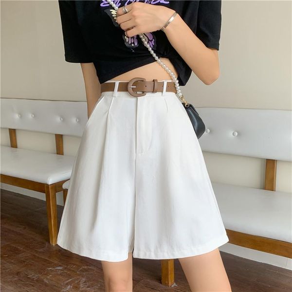 women's shorts 1983 2021 summer fashion chic french high waist slim casual, White;black
women's shorts 1983 2021 summer fashion chic french high waist slim casual, White;black