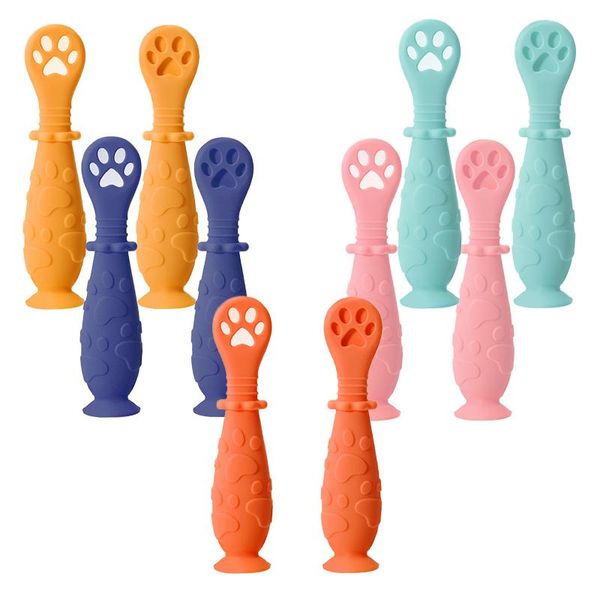 cups, dishes & utensils 2pcs/set pre-spoon baby spoon set bpa silicone self feeding utensil weaning for kids ages 6 months+
cups, dishes & utensils 2pcs/set pre-spoon baby spoon set bpa silicone self feeding utensil weaning for kids ages 6 months+