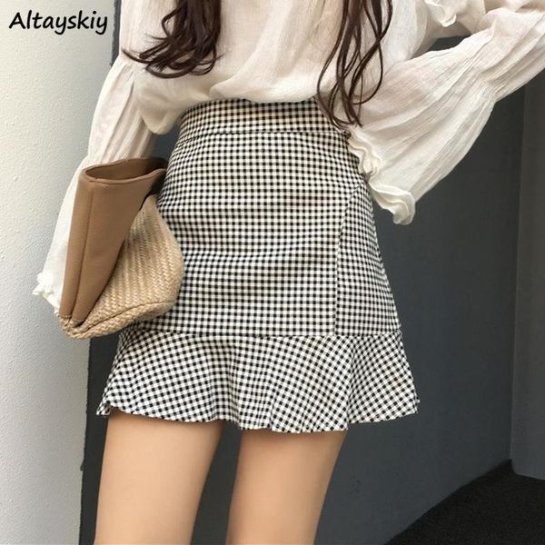 skirts women ruffles mini design korean fashion harajuku summer office ladies casual all-match kawaii plaid students mujer chic, Black
skirts women ruffles mini design korean fashion harajuku summer office ladies casual all-match kawaii plaid students mujer chic, Black