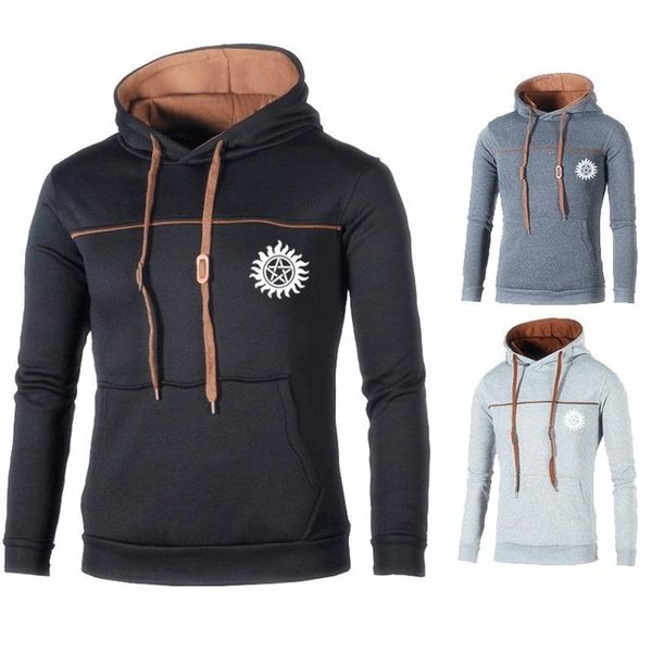 men's hoodies & sweatshirts 2021 supernatural men hoodie winchester bros sweatshirt hooded oblique chain casual cotton clothes, Black
men's hoodies & sweatshirts 2021 supernatural men hoodie winchester bros sweatshirt hooded oblique chain casual cotton clothes, Black