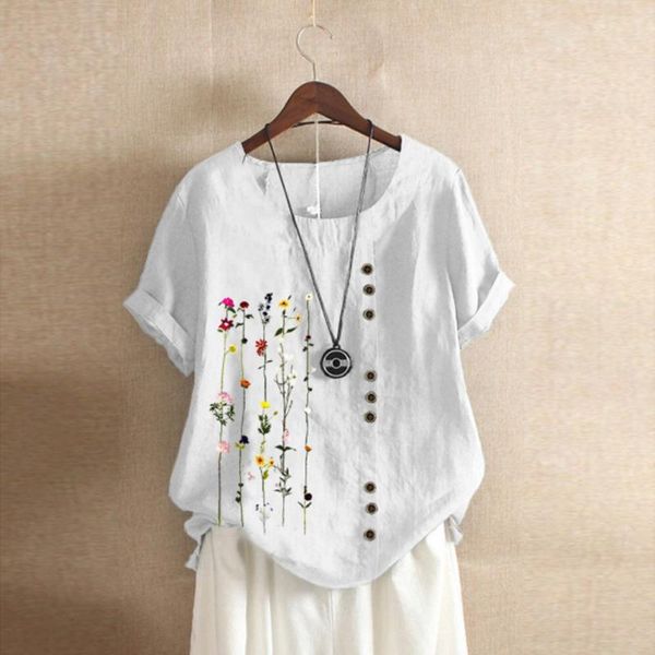 women's blouses & shirts plus size women summer short sleeves boho blouse bohemian floral embroidered cotton linen womens and, White
women's blouses & shirts plus size women summer short sleeves boho blouse bohemian floral embroidered cotton linen womens and, White