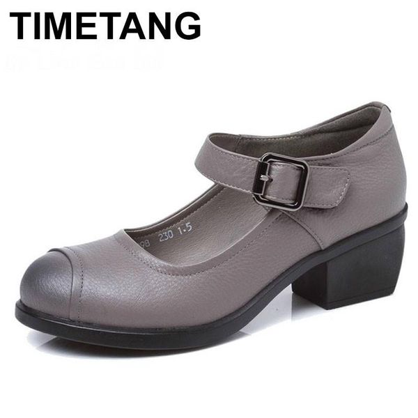 dress shoes timetang 2021 spring autumn woman 100% genuine leather women pumps lady round toe platform shallow mouth, Black
dress shoes timetang 2021 spring autumn woman 100% genuine leather women pumps lady round toe platform shallow mouth, Black