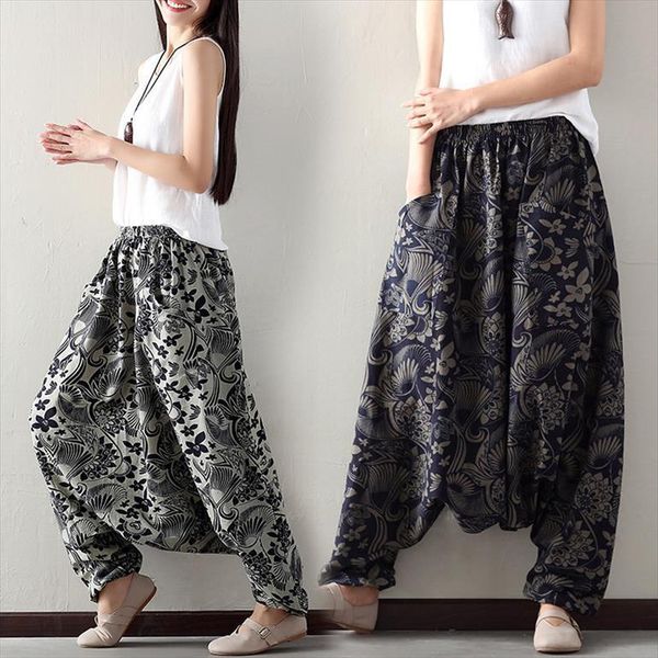 plus size loose cotton womens capri linen print drop crotch harem bloomers lantern trousers aladdin indian nepal baggy gd738, Black;white
plus size loose cotton womens capri linen print drop crotch harem bloomers lantern trousers aladdin indian nepal baggy gd738, Black;white