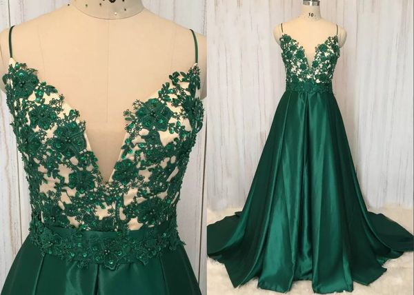 dark green v neck a line prom evening dresses satin with spaghetti straps lace beaded sequined ruched long bridesmaid party cocktail pageant, Black
dark green v neck a line prom evening dresses satin with spaghetti straps lace beaded sequined ruched long bridesmaid party cocktail pageant, Black