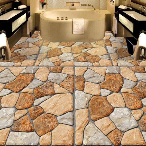 wallpapers custom mural wallpaper 3d stereo cobblestone floor painting sticker bathroom kitchen tiles pvc waterproof wall paper
wallpapers custom mural wallpaper 3d stereo cobblestone floor painting sticker bathroom kitchen tiles pvc waterproof wall paper