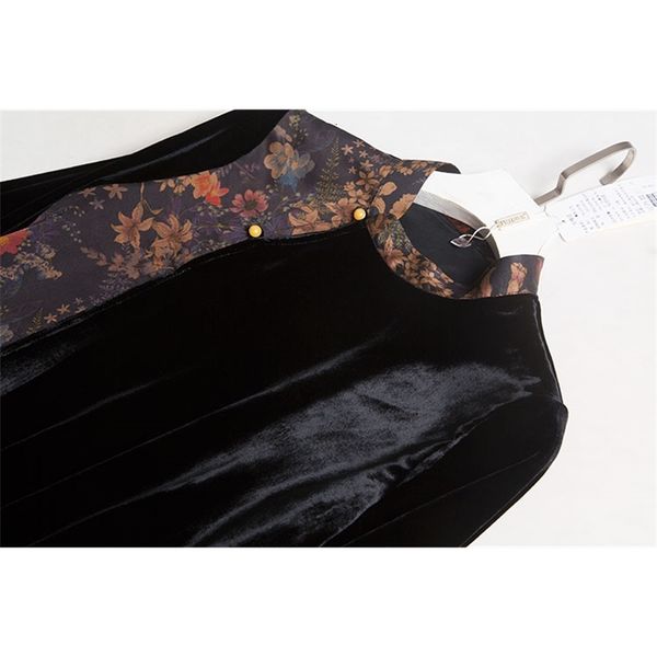blouses silk and veet stitching xiangyunsha retro chinese style long sleeve shirt in spring season, White
blouses silk and veet stitching xiangyunsha retro chinese style long sleeve shirt in spring season, White