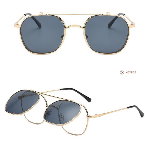 sunglasses vintage square flip up for men women steampunk with double lenses uv400 eyeglasses shades, White;black
sunglasses vintage square flip up for men women steampunk with double lenses uv400 eyeglasses shades, White;black