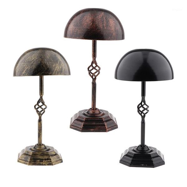13.8 inches tall tanding sturdy metal hat/cap storage rack, retro style helmet display holder, wig/toupee drying stand1
13.8 inches tall tanding sturdy metal hat/cap storage rack, retro style helmet display holder, wig/toupee drying stand1