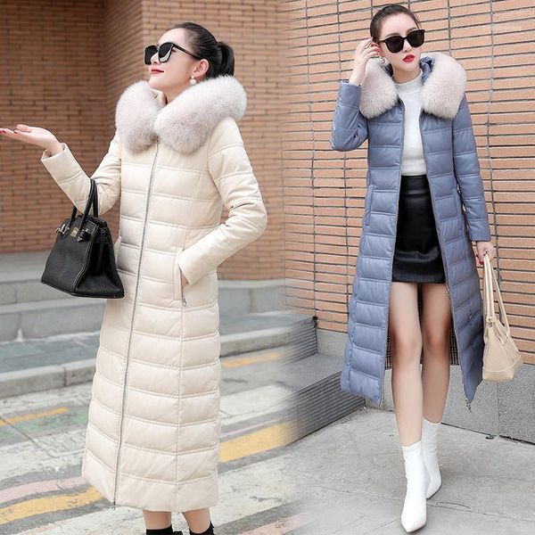 women's down & parkas 2021 winter haining sheep skin leather jacket in the lady's long big yards to thicken collars coat joker1, Black
women's down & parkas 2021 winter haining sheep skin leather jacket in the lady's long big yards to thicken collars coat joker1, Black