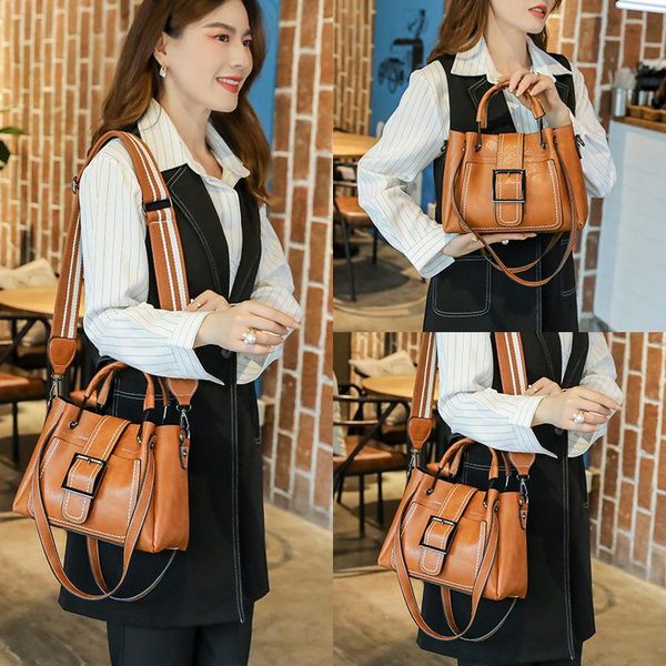 shoulder bags fashion design senior sense handbag women's bag 2021 oil wax leather casual single cross bucket
shoulder bags fashion design senior sense handbag women's bag 2021 oil wax leather casual single cross bucket