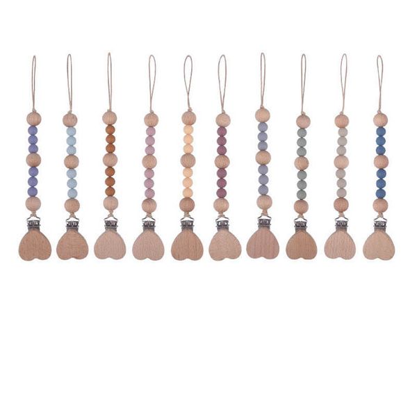 baby pacifier holders chain clips natural wooden silicone teething beads newborn teeth practice toys infant feeding kids chew toy love acces
baby pacifier holders chain clips natural wooden silicone teething beads newborn teeth practice toys infant feeding kids chew toy love acces