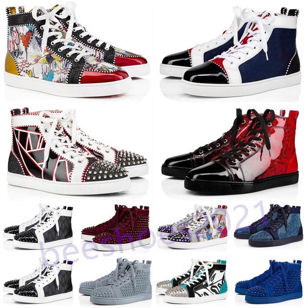 mens casual shoes women outdoor red bottoms shoe studded spikes loafers sneakers suede leather flats couples ttrainers des chaussures b50, Black
mens casual shoes women outdoor red bottoms shoe studded spikes loafers sneakers suede leather flats couples ttrainers des chaussures b50, Black