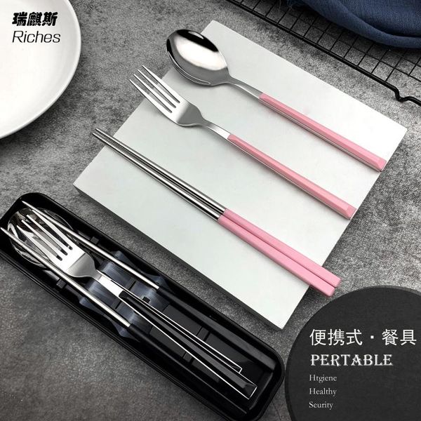 dinnerware sets portable cutlery set korean chopsticks fork spoon three-piece creative outdoor kitchen travel box
dinnerware sets portable cutlery set korean chopsticks fork spoon three-piece creative outdoor kitchen travel box