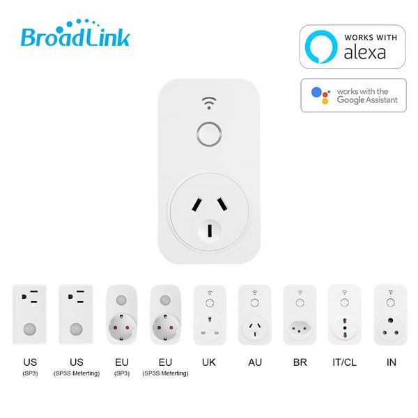 smart power plugs au wifi socket outlet broadlink sp plug works with alexa(echo,echo dot), google home, remote control timer
smart power plugs au wifi socket outlet broadlink sp plug works with alexa(echo,echo dot), google home, remote control timer