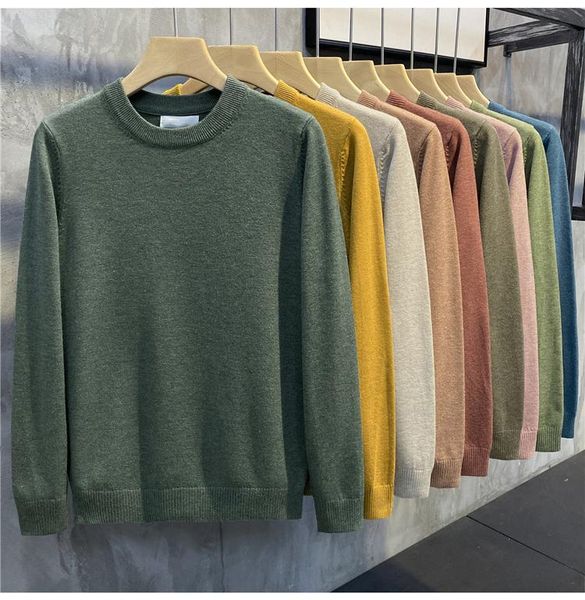 men's sweaters 2022 autumn winter men round neck knitted full sleeve pull homme solid color pullover sweater casual k46, White;black
men's sweaters 2022 autumn winter men round neck knitted full sleeve pull homme solid color pullover sweater casual k46, White;black