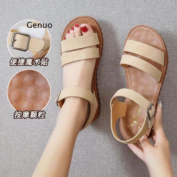sandals summer women shoes and tendon sole flat roman beach casual pu soft, Black
sandals summer women shoes and tendon sole flat roman beach casual pu soft, Black
