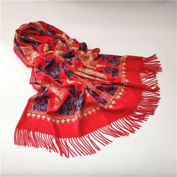 scarves warm scarf 2021 autumn poncho cape winter cashmere-like embroidery scarfs ladies ethnic style shawl thick tassel blanket, Blue;gray
scarves warm scarf 2021 autumn poncho cape winter cashmere-like embroidery scarfs ladies ethnic style shawl thick tassel blanket, Blue;gray