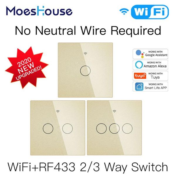 smart home control wifi light switch rf433 no neutral wire single fire life tuya app works with alexa google 220v eu
smart home control wifi light switch rf433 no neutral wire single fire life tuya app works with alexa google 220v eu