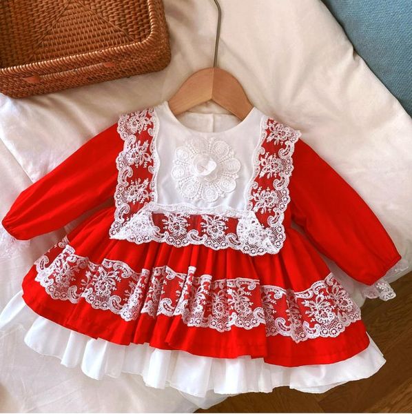 girl's dresses baby christmas halloween cloth girl red lace sleeveless vintage toddler lolita princess ball gown dress birthday easter, Red;yellow
girl's dresses baby christmas halloween cloth girl red lace sleeveless vintage toddler lolita princess ball gown dress birthday easter, Red;yellow