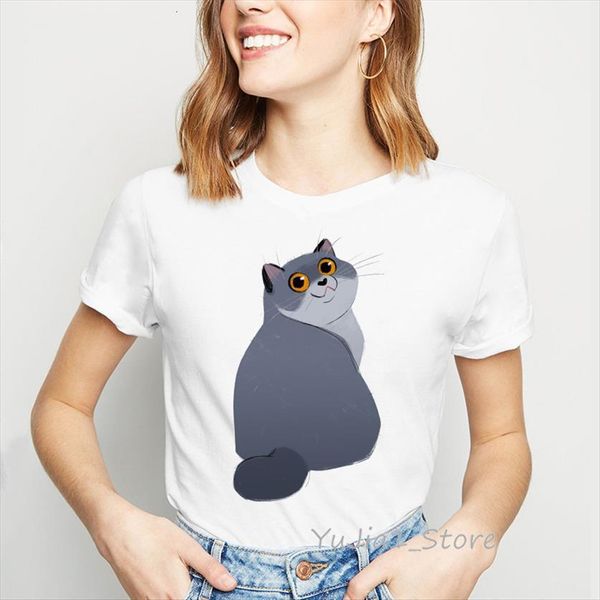 kawaii fat cat animal print womens t shirt femme summer cute fashion funny shirts women pet lover clothing, White
kawaii fat cat animal print womens t shirt femme summer cute fashion funny shirts women pet lover clothing, White